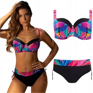 Stroje kąpielowe - Strój kąpielowy dwuczęściowy usztywniany SELF 944 Marmaris 8 44F/XXL 85F - miniaturka - grafika 1