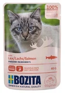 Mokra karma dla kotów - Bozita Cat Łosoś w sosie saszetka 85g - miniaturka - grafika 1