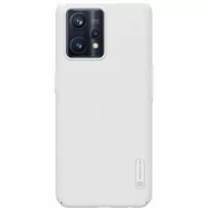 Etui i futerały do telefonów - Nillkin Etui z podstawką Super Frosted Shield do Realme 9 Pro+ / Realme 9 4G, białe 6902048244009 - miniaturka - grafika 1