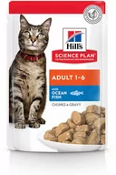 Mokra karma dla kotów - Hills Science Plan Adult, 12 x 85 g - Adult, ryba morska - miniaturka - grafika 1