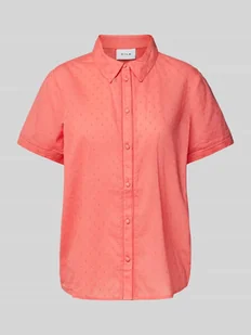 Bluzka o kroju regular fit z wykładanym kołnierzem model ‘TUTTY’ - Bluzki damskie - miniaturka - grafika 1