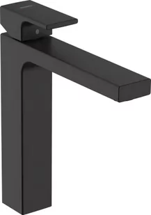 Hansgrohe Vernis Shape Bateria umywalkowa z korkiem czarny mat 71562670 - Baterie umywalkowe - miniaturka - grafika 2