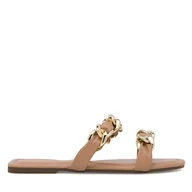 Klapki i japonki damskie - Klapki MEXX WYL021123-01 Brązowy - miniaturka - grafika 1