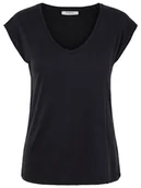 Koszulki i topy damskie - Pieces Koszulka "Kamala" w kolorze czarnym - miniaturka - grafika 1