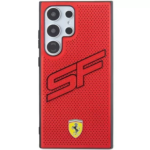 Ferrari FEHCS24LPINR S24 Ultra S928 czerwony/red hardcase Big SF Perforated - Etui i futerały do telefonów - miniaturka - grafika 3