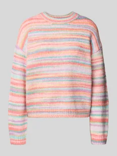 Sweter z dzianiny o kroju relaxed fit model ‘ORMAN’ - Swetry damskie - miniaturka - grafika 1