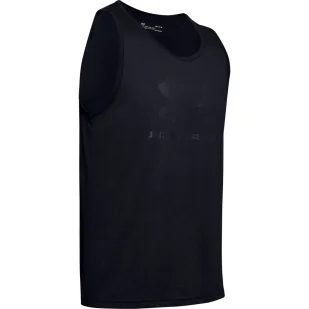 Koszulka męska Under Armour SPORTSTYLE LOGO TANK - Koszulki sportowe męskie - miniaturka - grafika 5