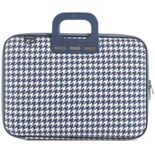 Torby na laptopy - Bombata torba na laptopa 15,6 cala 43 x 33 x 7 cm tekstylna ciemnoniebieska twm_987971 - miniaturka - grafika 1