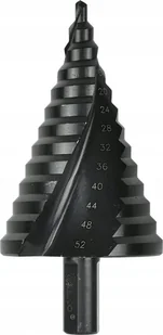 Geko Wiertło Wiertło stopniowe HSS TiAlN 4-52mm długość 82mmm 5/50 - Wiertła - miniaturka - grafika 1