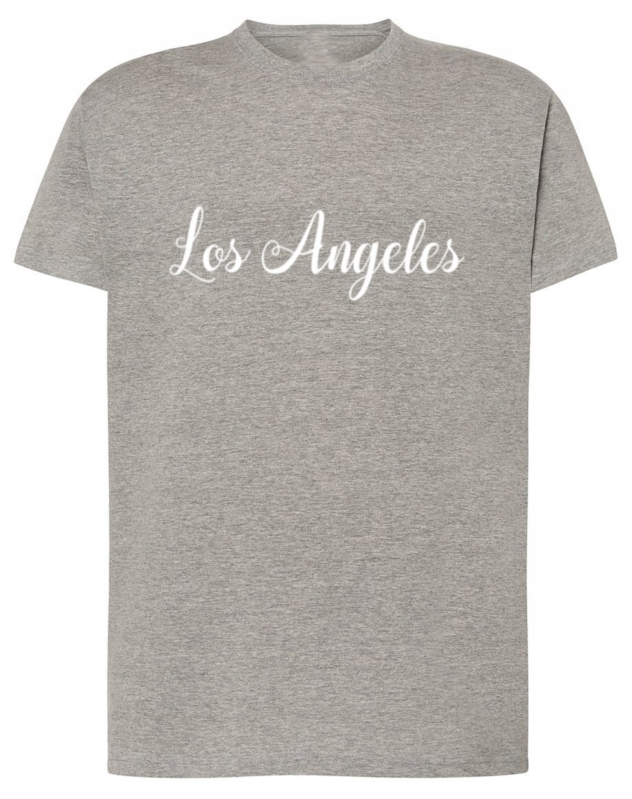Koszulka T-Shirt napis nadruk Los Angeles Rozm.S