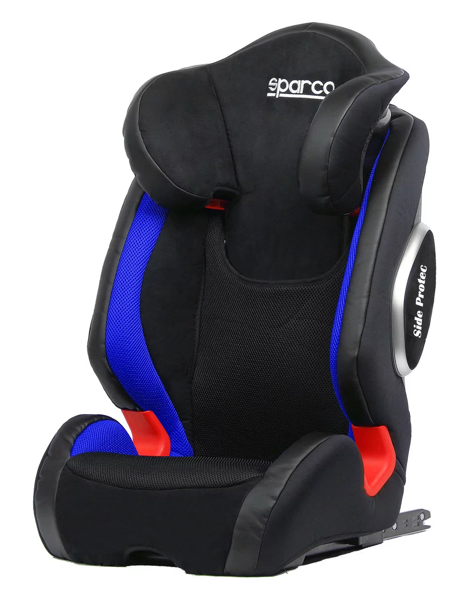 Sparco F1000K 15-36 kg  czarno niebieski ISOFIX