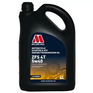 MILLERS ZFS 4T 5w40 4L - Oleje silnikowe - miniaturka - grafika 1