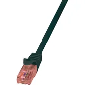 Kable miedziane - LogiLink PrimeLine Kabel sieciowy Cat6 U/UTP AWG24 LSZH 10 m Czarny - miniaturka - grafika 1