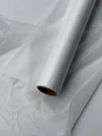 Folia, papier śniadaniowy, serwetki - BIBULA ozdobna Przezroczysta 50cmX20m do Pakowania Prezentów - miniaturka - grafika 1