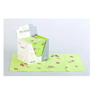 Podkład dla dzieci 33cm x 48cm limonkowy podfoliowany 54g Its4kids 80szt - Kosmetyczne akcesoria jednorazowe - miniaturka - grafika 1