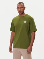 Koszulki męskie - The North Face T-Shirt Connect NF0A8EGW Zielony Relaxed Fit - miniaturka - grafika 1