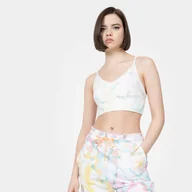 Bielizna sportowa damska - Biustonosz treningowy GUESS BETTY ACTIVE BRA - multikolor - miniaturka - grafika 1