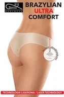 Majtki damskie - Figi Brazylian Ultra Comfort Beige (Rozmiar M) - miniaturka - grafika 1