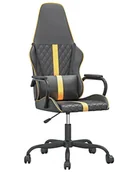 Fotele gamingowe - Czarno-żółty masujący fotel gamingowy G7-D25 - miniaturka - grafika 1