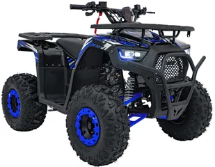 Pojazd Quad Spalinowy 120CC DISCOVERER Niebieski - Samochody i pojazdy dla dzieci - miniaturka - grafika 1