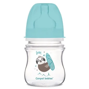 Canpol babies EasyStart Toys, Butelka antykolkowa, 120 ml, Samochodzik - Butelki dla niemowląt - miniaturka - grafika 1