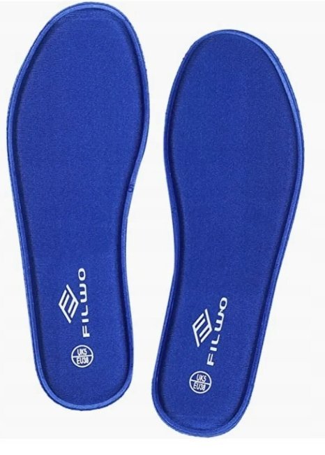 Filwo Wkładki Piankowe Niebieskie z Logo 38 Żtl