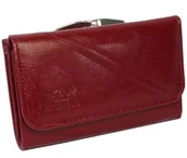 Portfele - Portfel Damski ANDRUS (PL) 14 cm Klamra Skóra Naturalna Wzór 2 - miniaturka - grafika 1