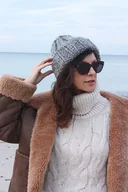 Czapki damskie - Czapka Alpine Alpaca beanie wełna - miniaturka - grafika 1