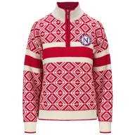 Swetry damskie - Sweter damski Dale of Norway Cortina 2026 Fem. Sweater Rozmiar: L / Kolor: czerwony/biały - miniaturka - grafika 1