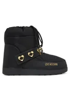 Śniegowce damskie - LOVE MOSCHINO Śniegowce JA24182G0NISD00A Czarny - miniaturka - grafika 1
