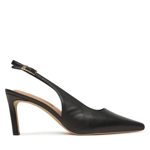 Sandały Tommy Hilfiger Squared Toe FW0FW08636 Czarny - Sandały damskie - miniaturka - grafika 1