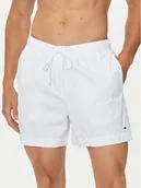 Kąpielówki męskie - Tommy Hilfiger Szorty kąpielowe UM0UM03280 Biały Regular Fit - miniaturka - grafika 1
