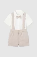Dresy i komplety dla chłopców - Mayoral komplet bawełniany niemowlęcy kolor szary - miniaturka - grafika 1