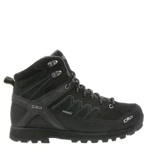 CMP Męskie buty trekkingowe Moon Mid WP, czarny, 46 EU - Buty trekkingowe męskie - miniaturka - grafika 1