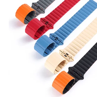 Dux Ducis Magnetic Strap pasek do Watch 7 / 6 / 5 / 4 / 3 / 2 / SE (41 / 40 / 38mm) magnetyczna opaska niebieski (Chain Version) - Etui i futerały do telefonów - miniaturka - grafika 11