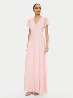 Sukienki - ROTATE Sukienka wieczorowa 113630 Różowy Regular Fit - miniaturka - grafika 1