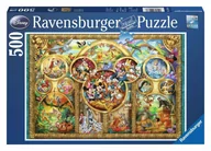Puzzle - Ravensburger Disney rodzina puzzle z 500 częściami - miniaturka - grafika 1