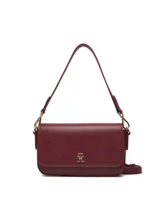 Tommy Hilfiger Torebka Th Icon Conv AW0AW17677 Bordowy - Torebki damskie - miniaturka - grafika 1