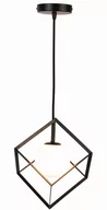 Lampy sufitowe - Candellux Lampa Wisząca Weert 1 Czarny Złoty 115X15X15 50101045 - miniaturka - grafika 1