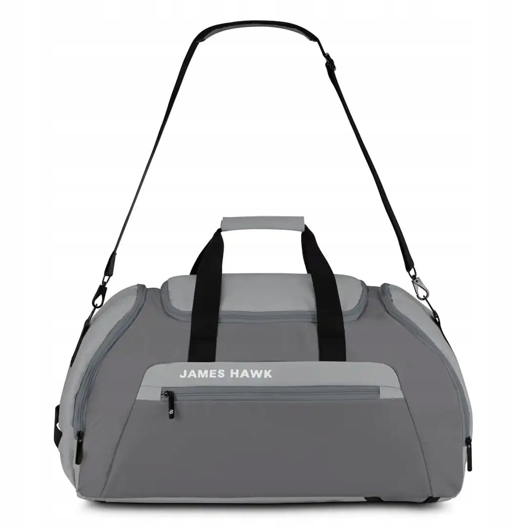 Torba na siłownię 2w1 z funkcją plecaka James Hawk Sport Bag Stone