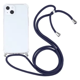 König Design Etui kompatybilne z Apple iPhone 13 Plastikowe etui na telefon komórkowy z łańcuszkiem - Etui na telefon komórkowy Niebieskie - Etui i futerały do telefonów - miniaturka - grafika 1
