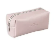 Kosmetyczki, organizery i kuferki - TOP CHOICE Kosmetyczka Leather Jasny Beż 22x11,5cm - miniaturka - grafika 1