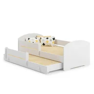 Łóżka dla dzieci i młodzieży - Łóżko podwójne LUK białe 160x80 - miniaturka - grafika 1