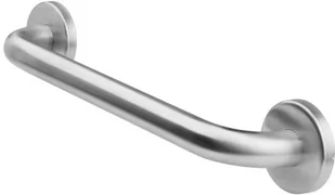 Secucare Uchwyt do łazienki i do WC na stałe naścienny biały 25 mm 30 cm Stal szczotkowana 8010.905.01 - Akcesoria dla osób starszych i niepełnosprawnych - miniaturka - grafika 1