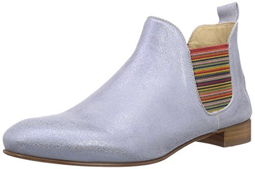 Accatino 961323, damskie botki Chelsea, Silver Silber - 39.5 EU