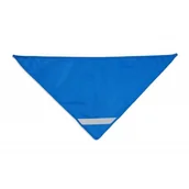 Rękawiczki rowerowe - Chusta odblaskowa bandana z pasem odblaskowym dzieci 45x45x66cm niebieska - miniaturka - grafika 1