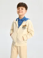 Swetry dla chłopców - Sinsay - Bluza - kremowy - miniaturka - grafika 1