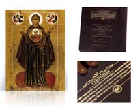 Ikony i obrazy sakralne - Ikona religijna Matka Boża Orantka - miniaturka - grafika 1