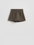 Spodenki damskie - Reserved - Szorty w pepitkę z wełną - wielobarwny - miniaturka - grafika 1