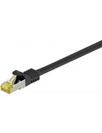 Patchcordy - Goobay Kabel Sieciowy RJ45 91599 S/FTP CAT 7 1.50 m Czarny - miniaturka - grafika 1